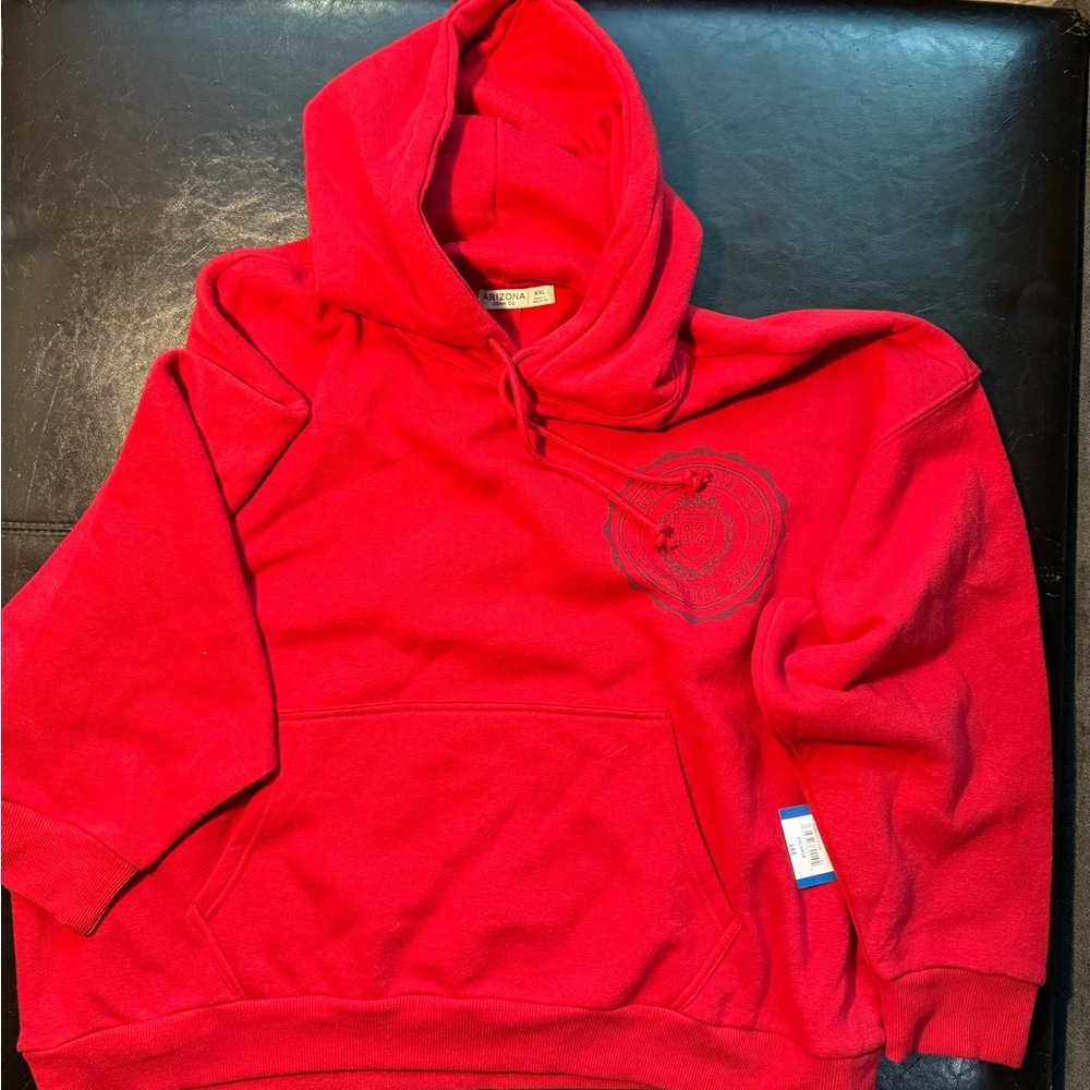 (Clearance) NWT Women’s Bold Red Arizona Jean Co. Hoodie Sweater Size XXL